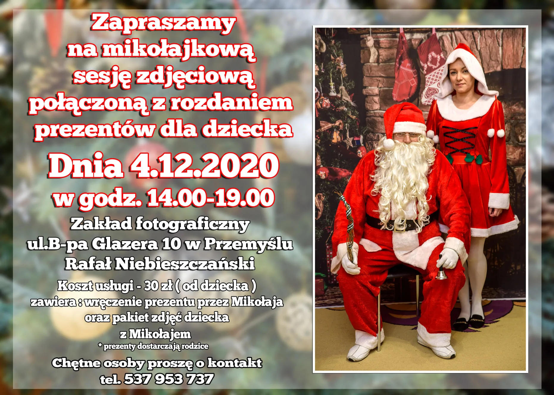 SESJA ZDJĘĆ Z MIKOŁAJEM