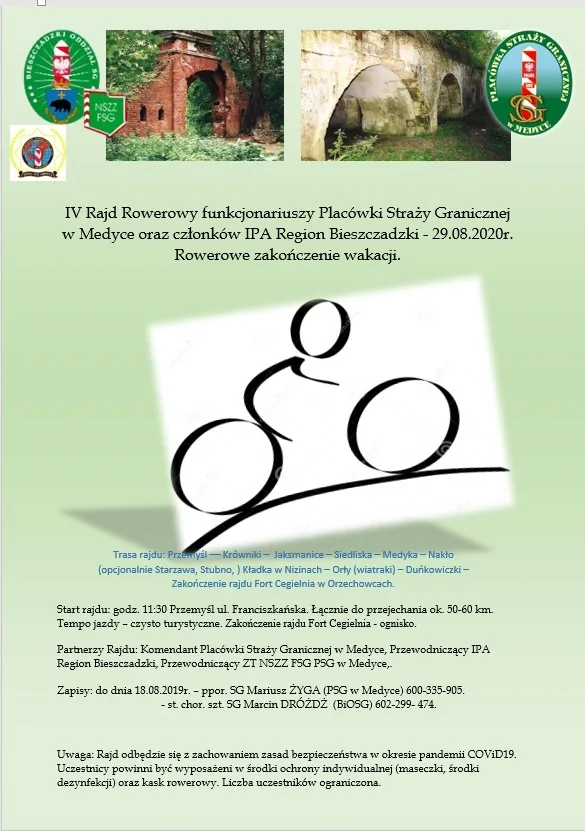 Zapraszamy na Rajd Rowerowy