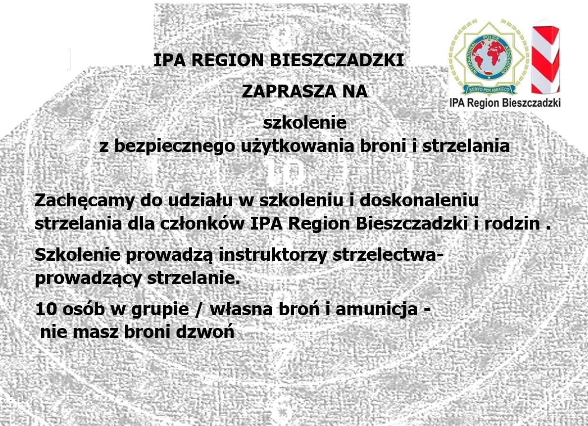 Szkolenie z bezpiecznego użytkowania broni i strzelania