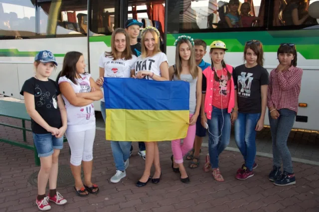 Dzieci z rodzin ukraińskich pograniczników rozpoczęły pobyt w Polsce