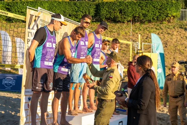ZAKOŃCZENIE IX MISTRZOSTW POLSKI SŁUŻB MUNDUROWYCH W SIATKÓWCE PLAŻOWEJ