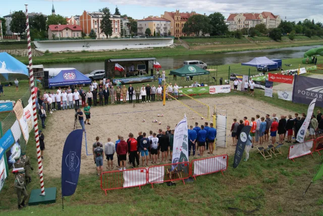 OTWARCIE X MISTRZOSTW POLSKI SŁUŻB MUNDUROWYCH W SIATKÓWCE PALŻOWEJ